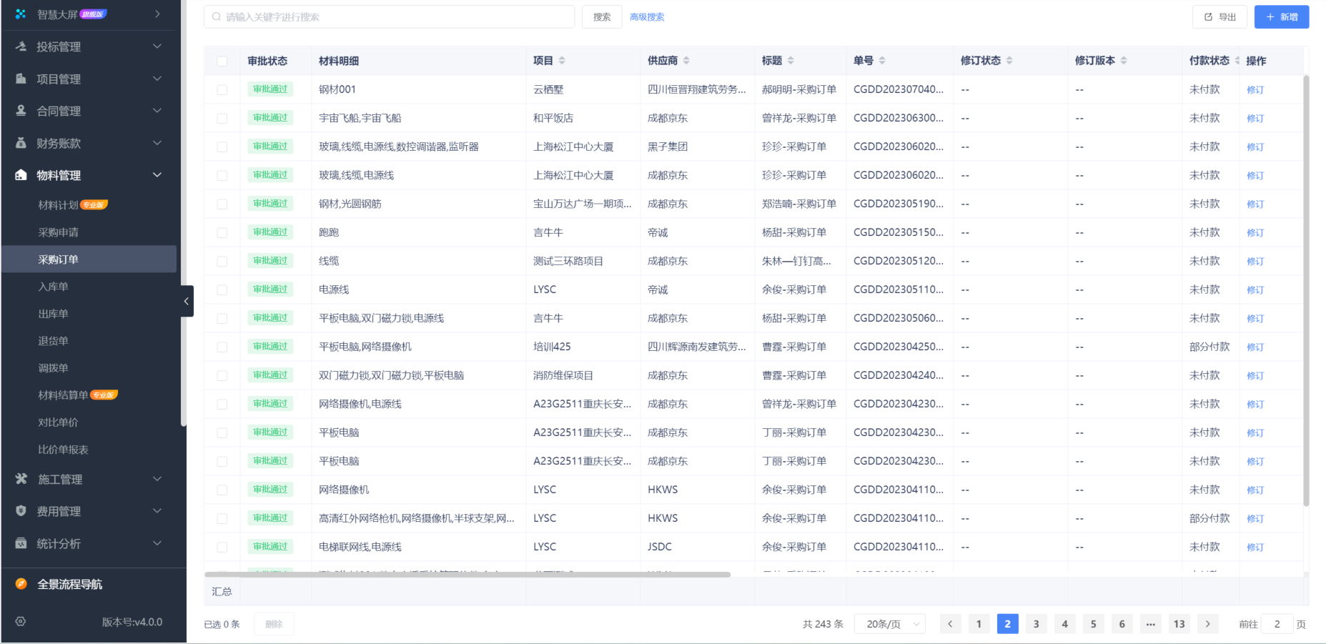 鐵路工程項目管理系統(tǒng)